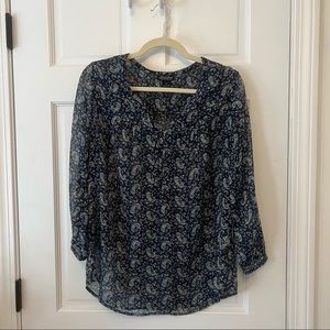 Lucky Brand Sheer Blouse